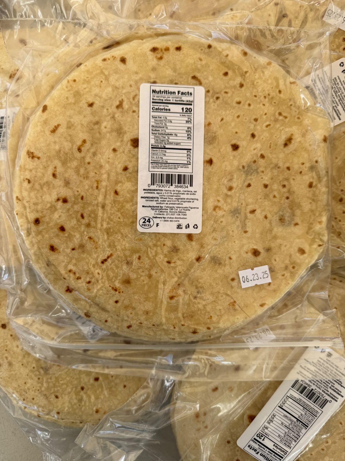 Tortillas de Harina - 24 ct